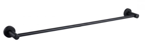 ราวแขวนผ้า MATT BLACKRASLAND80CMRA 80-BLACK*2