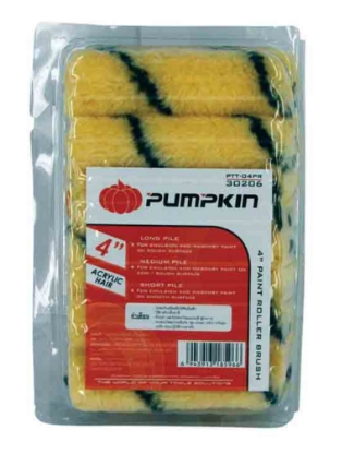 ลูกกลิ้งทาสีผอมPUMPKIN  4"#30206