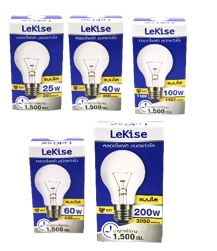 หลอดไส้ใสLEKISE E2740W*100