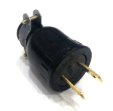 ปลั๊กยางตัวผู้2ขาแบนNATIONINE