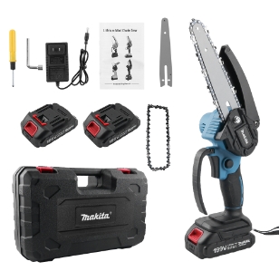 ค.เลื่อยไฟฟ้าไร้สายMAKITA6"แบต2โซ่2