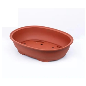 กถ.ต้นไม้พลาสติกทรงรีลึกอิฐ51CM(PE-051BR)*10