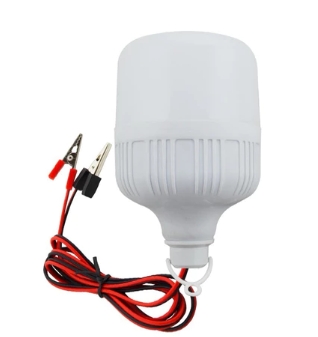 หลอดLED BULB คีบแบต55WTSM-DC55*50