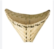 หวดนึงข้าวเย็บขอบกลาง