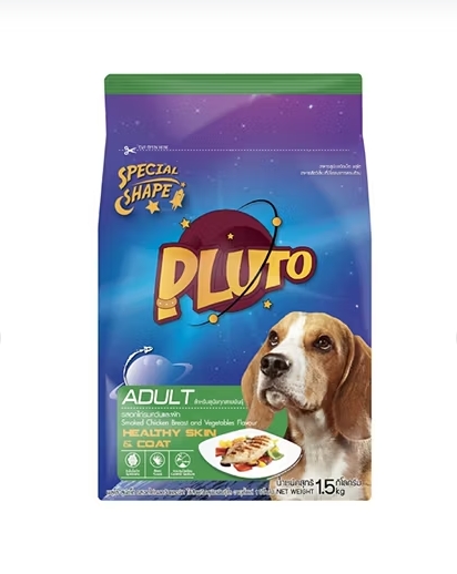 อาหารสุนัขใหญ่PLUTO1.5KGอกไก่รมควัน*20