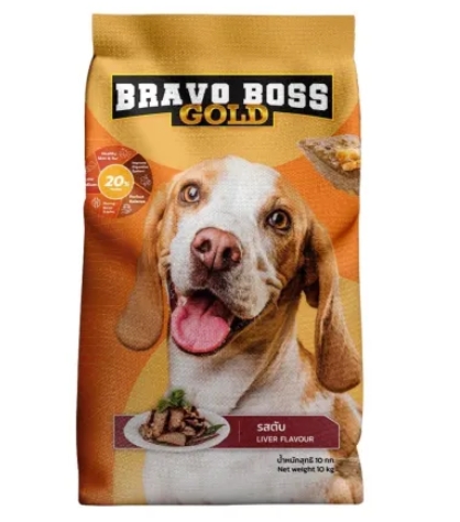 อาหารสุนัขBRAVO BOSS10KGรสตับ