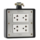 บล๊อกยาง+ปลั๊กกราวด์VENA4X4 4ช่อง