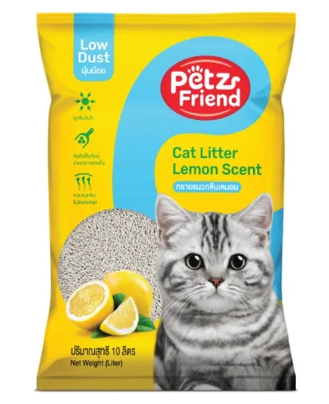 ทรายแมวเพ็ทส์เฟรนด์10L กลิ่นมะนาว