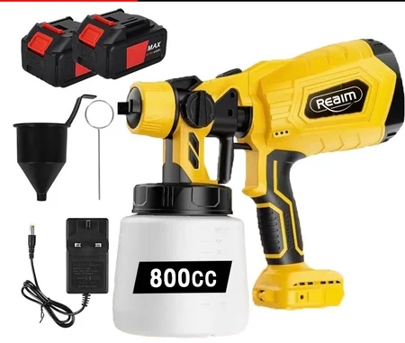 กาพ่นสีREAIM800CC3500W 2แบต