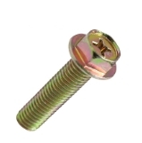 สกรูหัวติดแหวนชุบรุ้ง M8X15