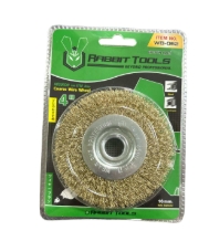 แปรงลวดกลมทองRABBIT TOOLS 8"WB-044