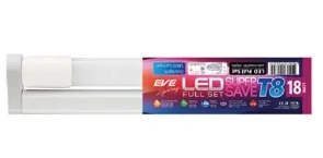 หลอดไฟLED+รางT8WW EVE 18W 575622 *20