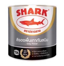 สีรองพื้นกันสนิมSHARKสีเทา1GL
