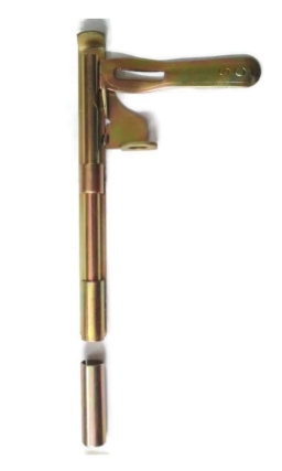 กลอนประตูรั้วเหล็ก17"(ขาว)