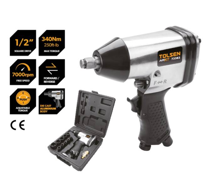 บล็อคลมTOLSEN1/2"SET17 73382*4