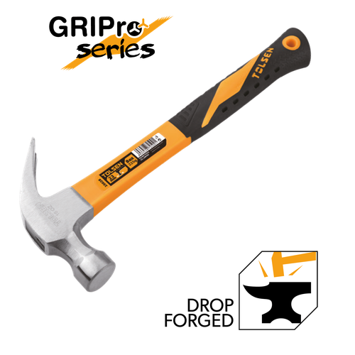 ค้อนหงอนด้ามไฟเบอร์TOLSEN31MM25031*6