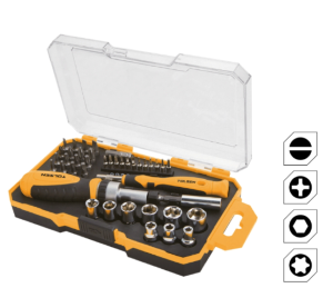 ชุดเครื่องมือบล็อค+ไขควงTOLSENSET42#20041 *5