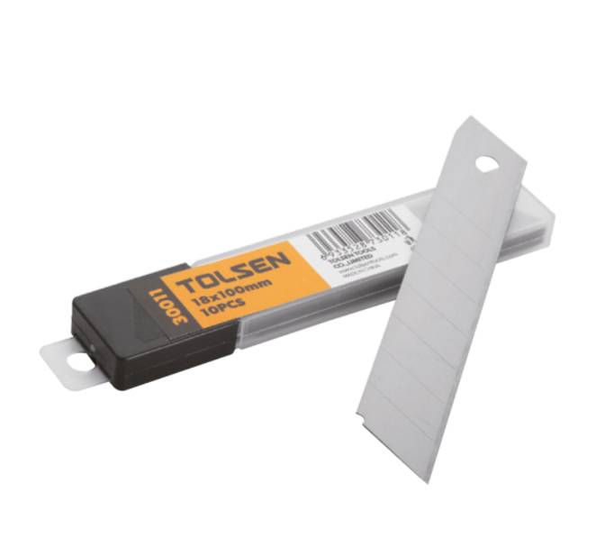 ใบมีดคัตเตอร์TOLSEN18MM 30011*20