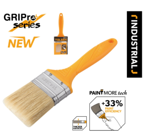 แปรงทาสีTOLSEN2 1/2"ด้ามเหลือง(40134)*12