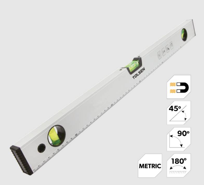 ระดับน้ำอลูมิเนียมTOLSEN24" #35224*50