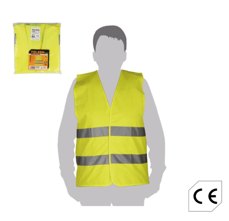 เสื้อจราจรTOLSENL45092*25