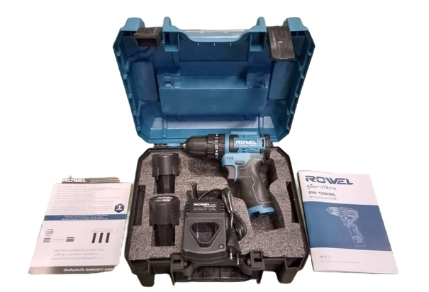 สว่านกระแทกไรสายROWEL12VRW-120HBL 