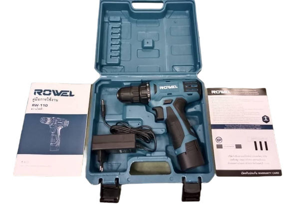สว่านแบตเตอรีROWEL12VRW-PT-110