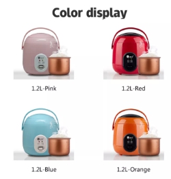 หม้อหุงข้าว จิ๋วคละสี1.2L