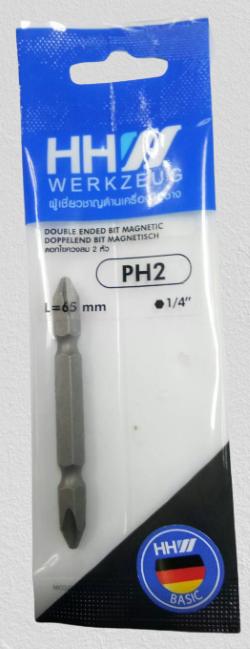 ดอกไขควงแฉก2หัวHHW PH2 #100978  