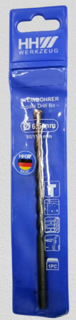 ดอกสว่านเจาะปูนHHW6.5MM60/100mm. #100091  