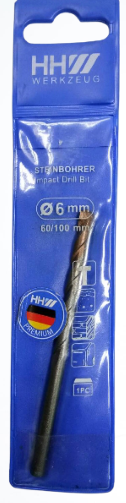 ดอกสว่านเจาะปูนHHW6X100MM #100090  