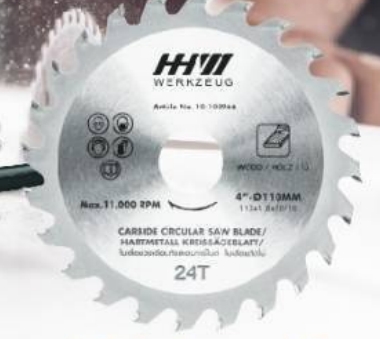 ใบเลื่อยวงเดือนHHW24T4"#10.100966