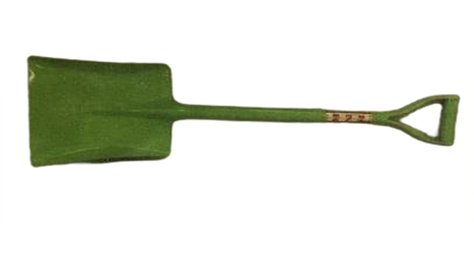 พลั่วตักทรายปลายตัดเขียว 