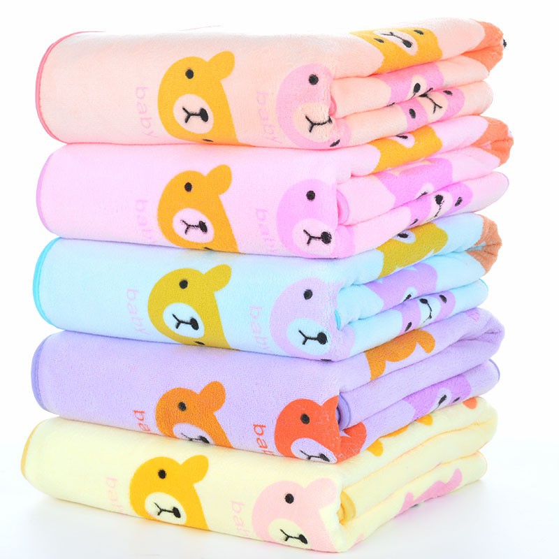 ผ้าขนหนูนาโนลายการ์ตูน