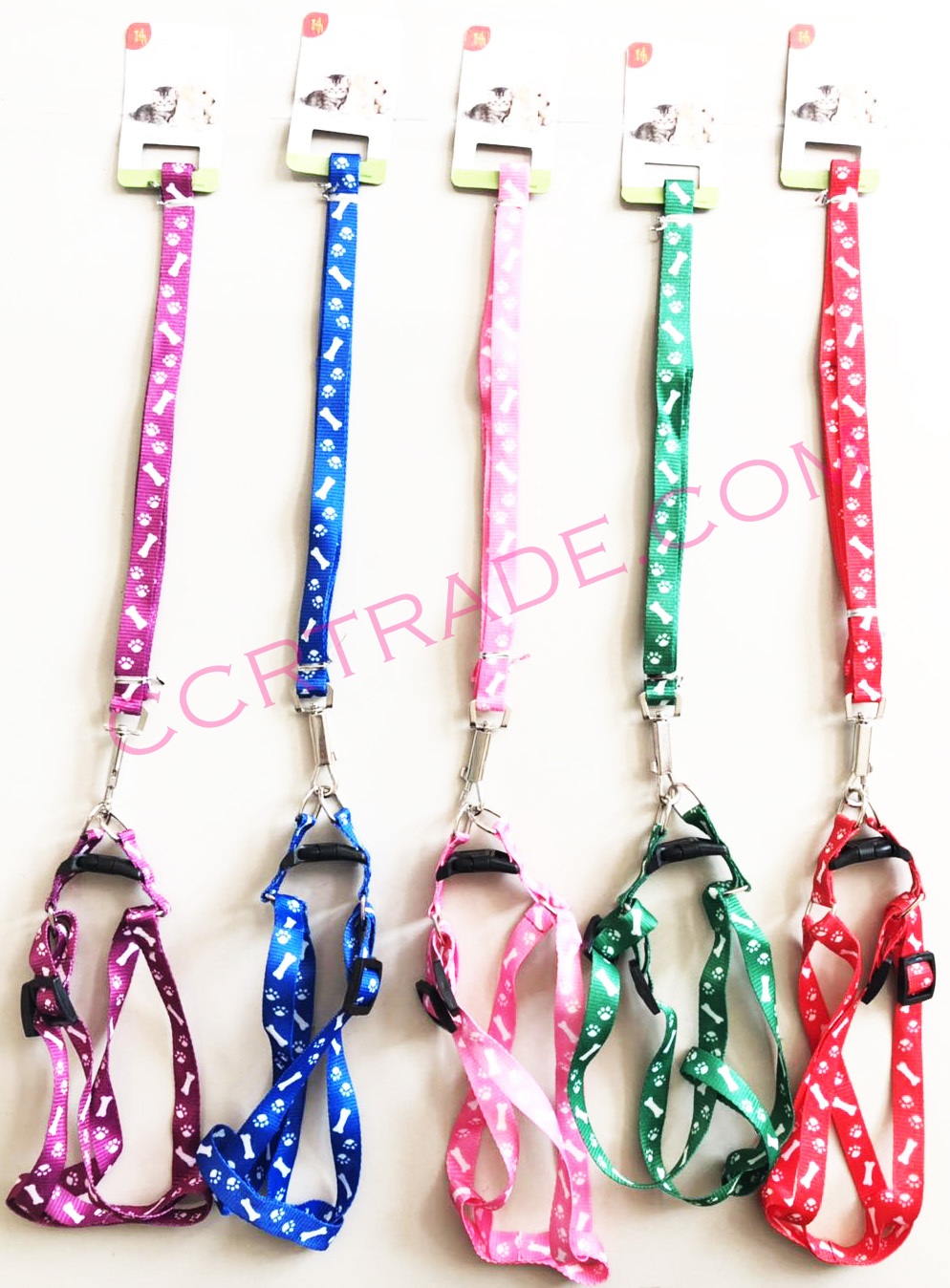 เชือกคล้องสุนัขคละสี