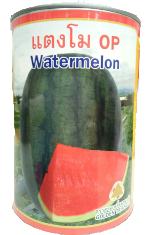 แตงโมOP สามเหลี่ยมทองคำข3 100G*90