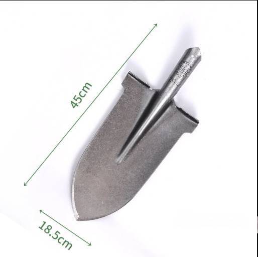 พลั่วเหล็กแมงกานีสปลายแหลม46CM