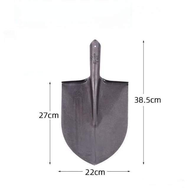 พลั่วเหล็กแมงกานีสหน้าแบน38.5CM