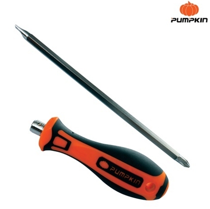 ไขควงสลับ ด้ามยางPUMPKIN  6"(17151)