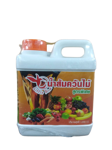 น้ำส้มควันไม้นกน้อย1L*24