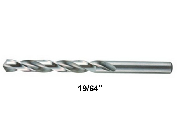 ดอกสว่านเจาะSS EUROX19/64"HSS*5