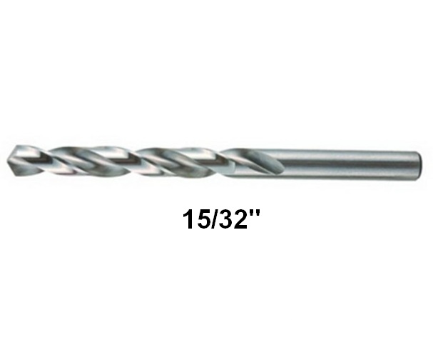 ดอกสว่านเจาะSS EUROX15/32"HSS*2