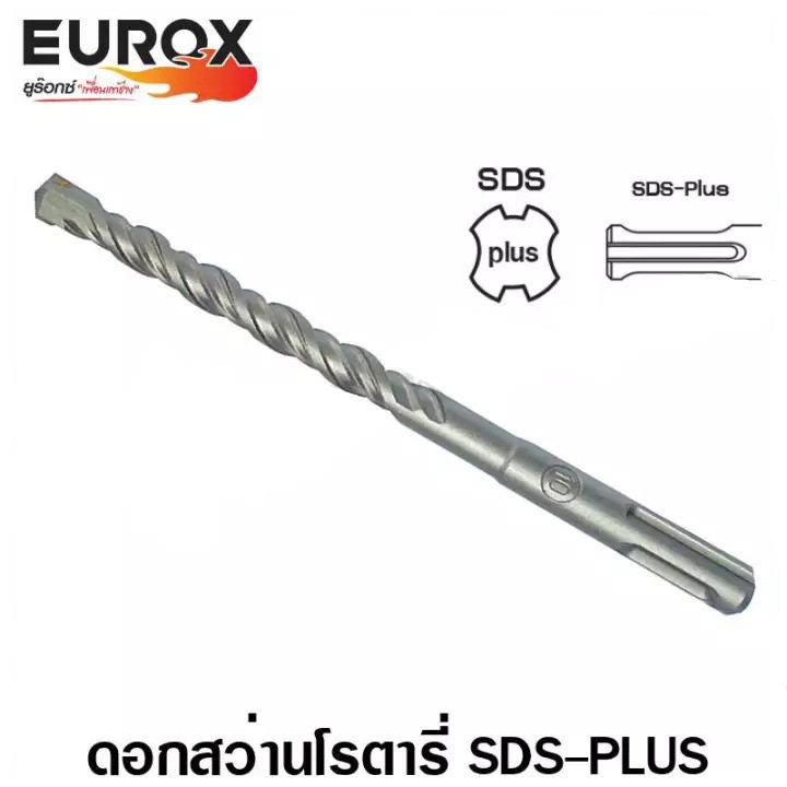 ดอกสว่านโรตารี่EUROX14x260mm.SDS PLUS*2