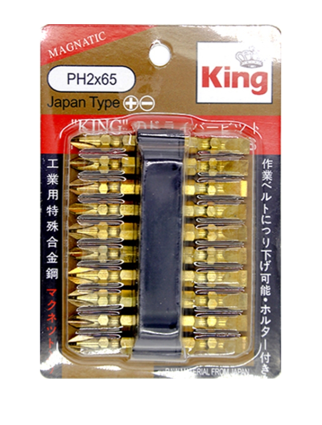 ดอกไขควง PHทอง2x65mm.*2