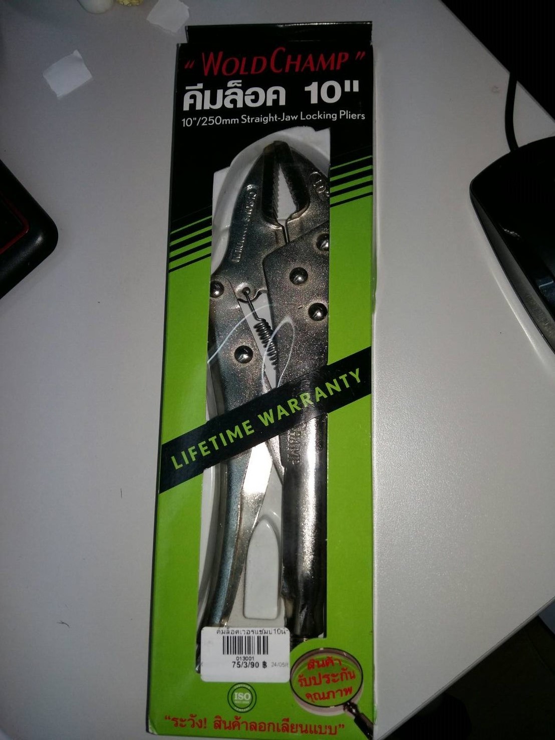 คีมล็อคเวอร์แชมป์10"