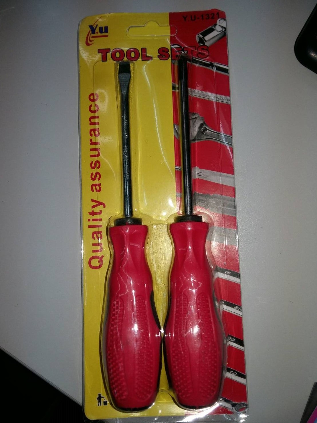 ไขควงคู่หัวแฉก+แบนY.U-1321