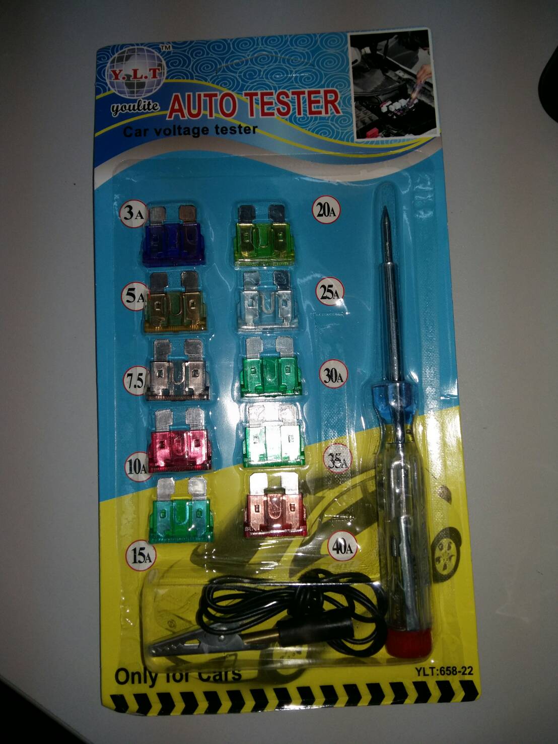 ชุดไขควง+ฟิวส์ Y.L.T