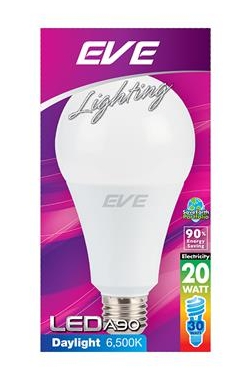 หลอดLED BULB A90 DL EVE 20W E27(561434)