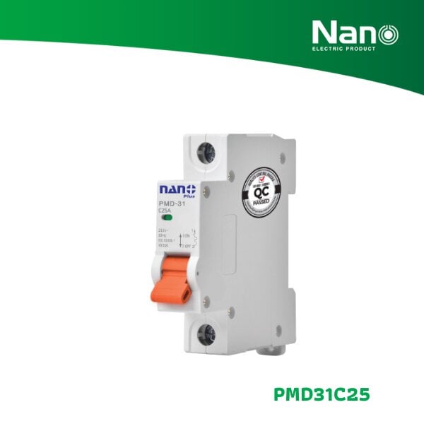 ลูกเซอร์กิตเบรกเกอร์ 1P NANO25A PMD31C25*12