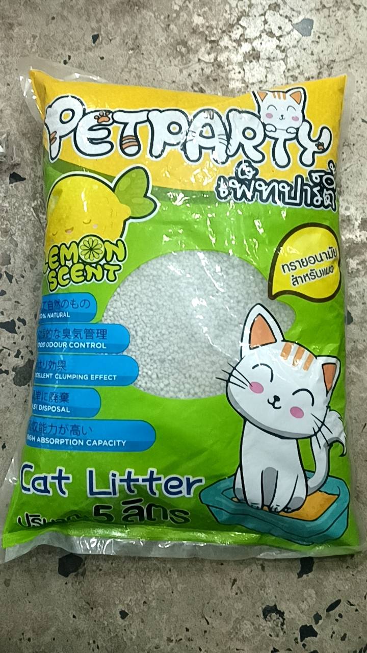 ทรายแมวกลิ่นเลม่อน5L